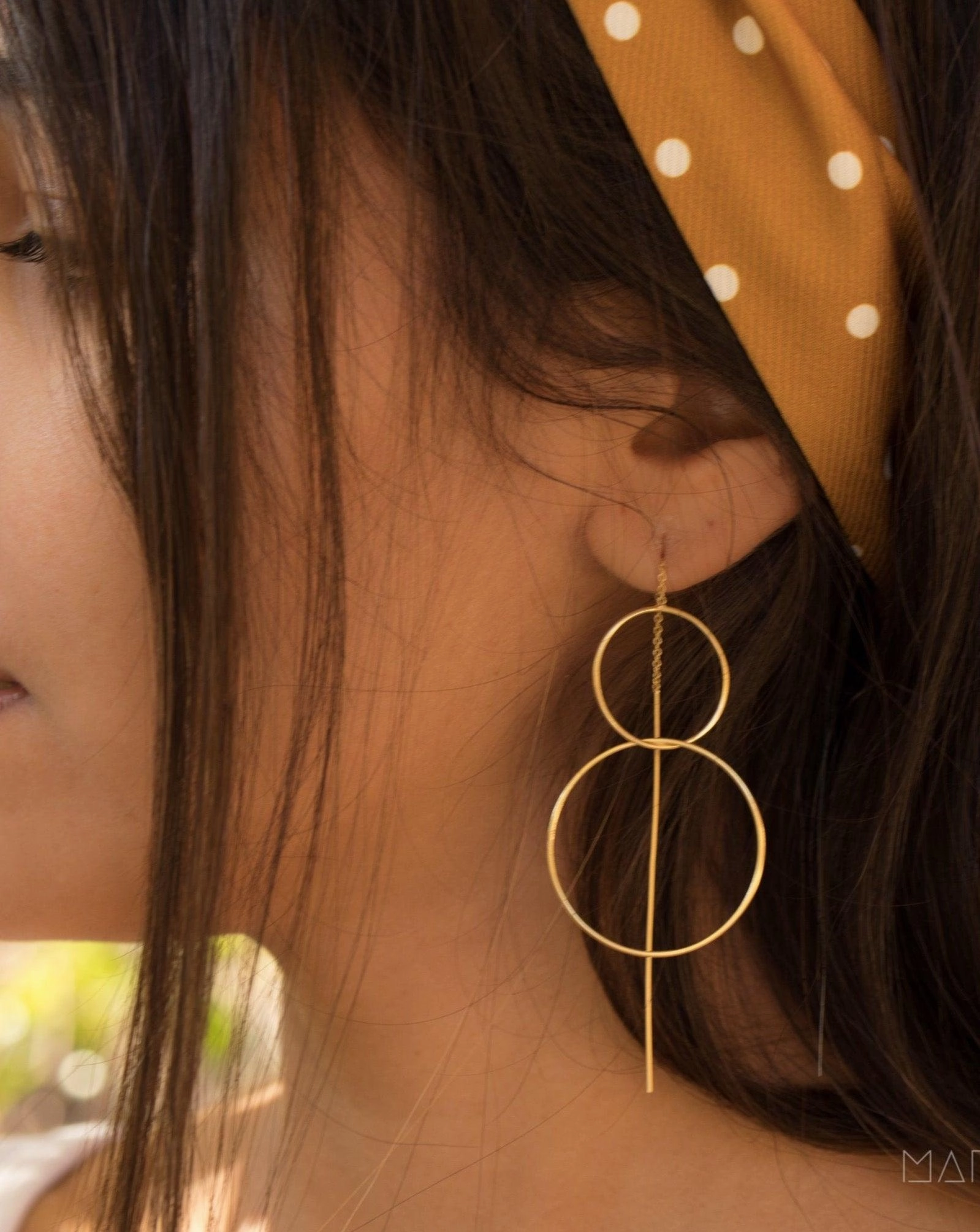 Threader Earrings ~ 18k Gold Plated or Silver Plated Earrings ~ ME095B