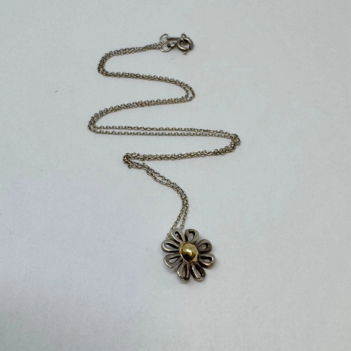 Tiffany & Co. Daisy Flower Pendant Necklace
