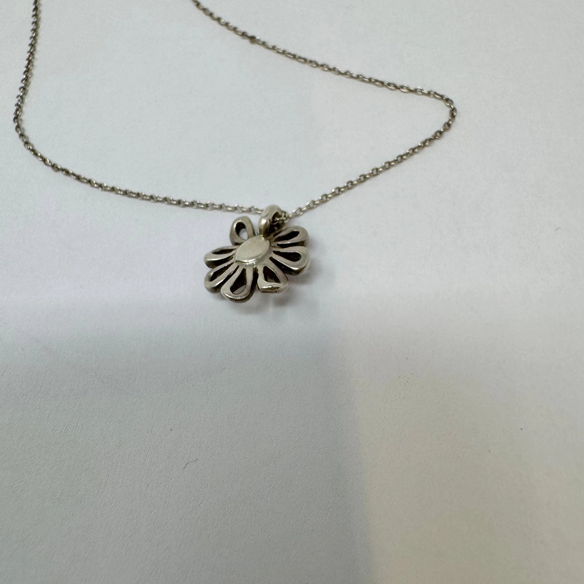 Tiffany & Co. Daisy Flower Pendant Necklace