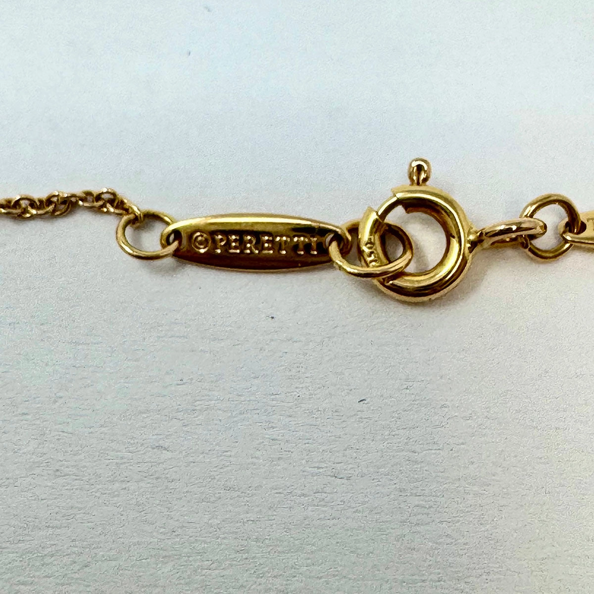 Tiffany & Co. Vintage 18K Rose Gold Diamond by the Yard Necklace