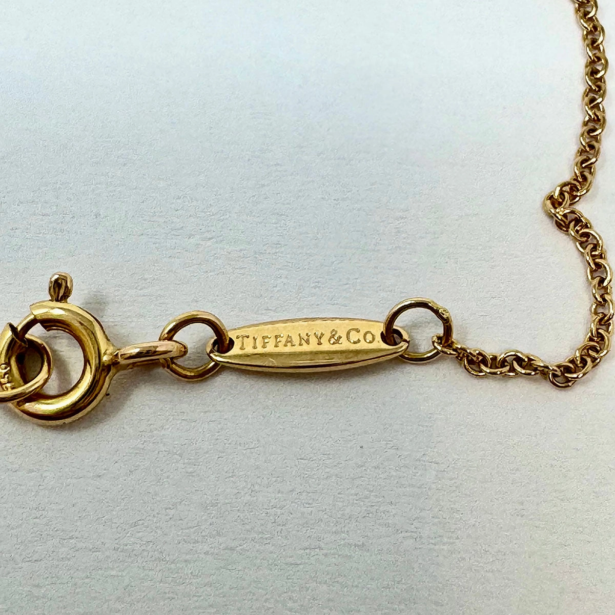 Tiffany & Co. Vintage 18K Rose Gold Diamond by the Yard Necklace