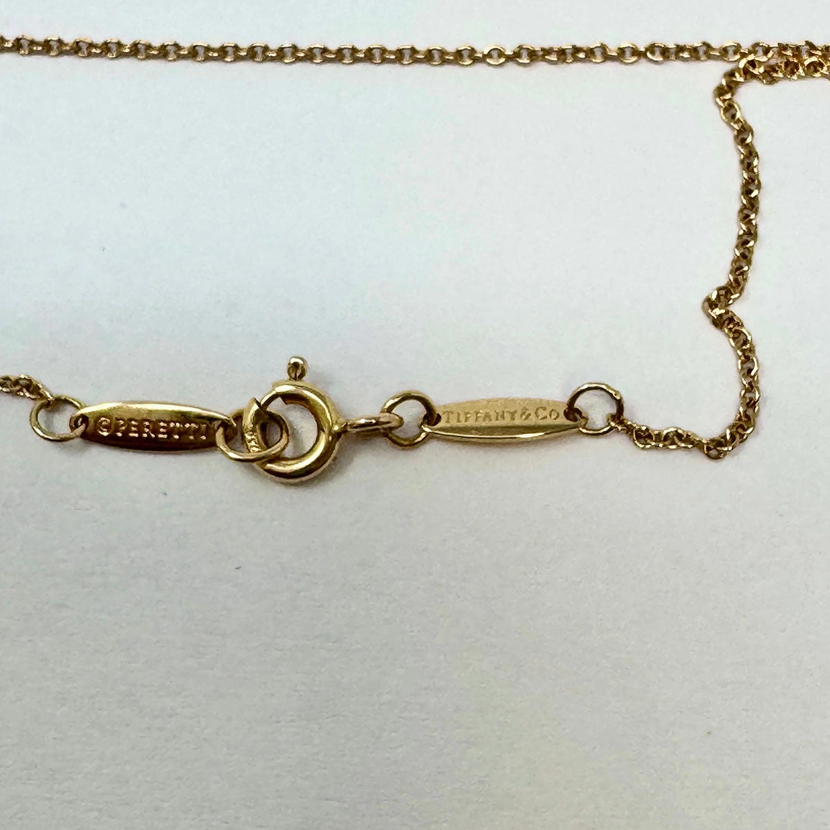 Tiffany & Co. Vintage 18K Rose Gold Diamond by the Yard Necklace