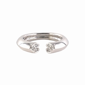 Tiffany Paloma Picasso Diamond Twin Heart Ring