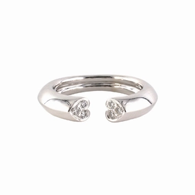 Tiffany Paloma Picasso Diamond Twin Heart Ring