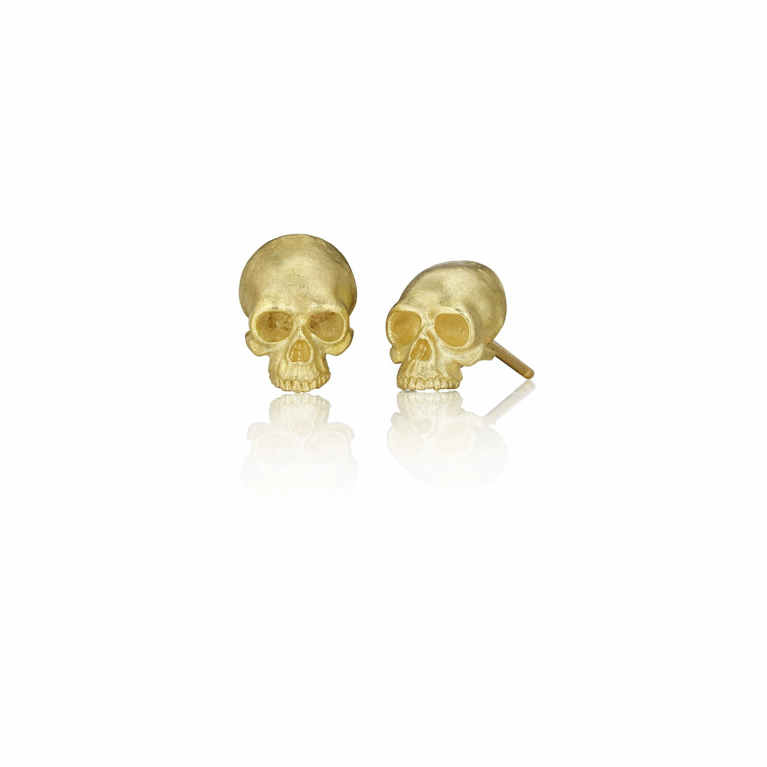 Tiny Skull Earrings