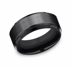 Titanium 9mm Straight Band