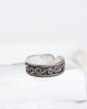 Toe Ring ~ Sterling Silver 925~ SMT009