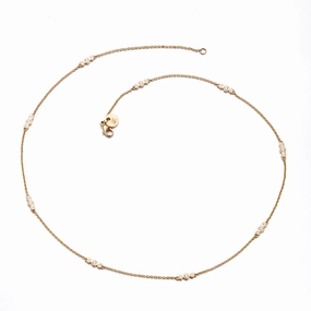 Triplets Necklace in Diamonds