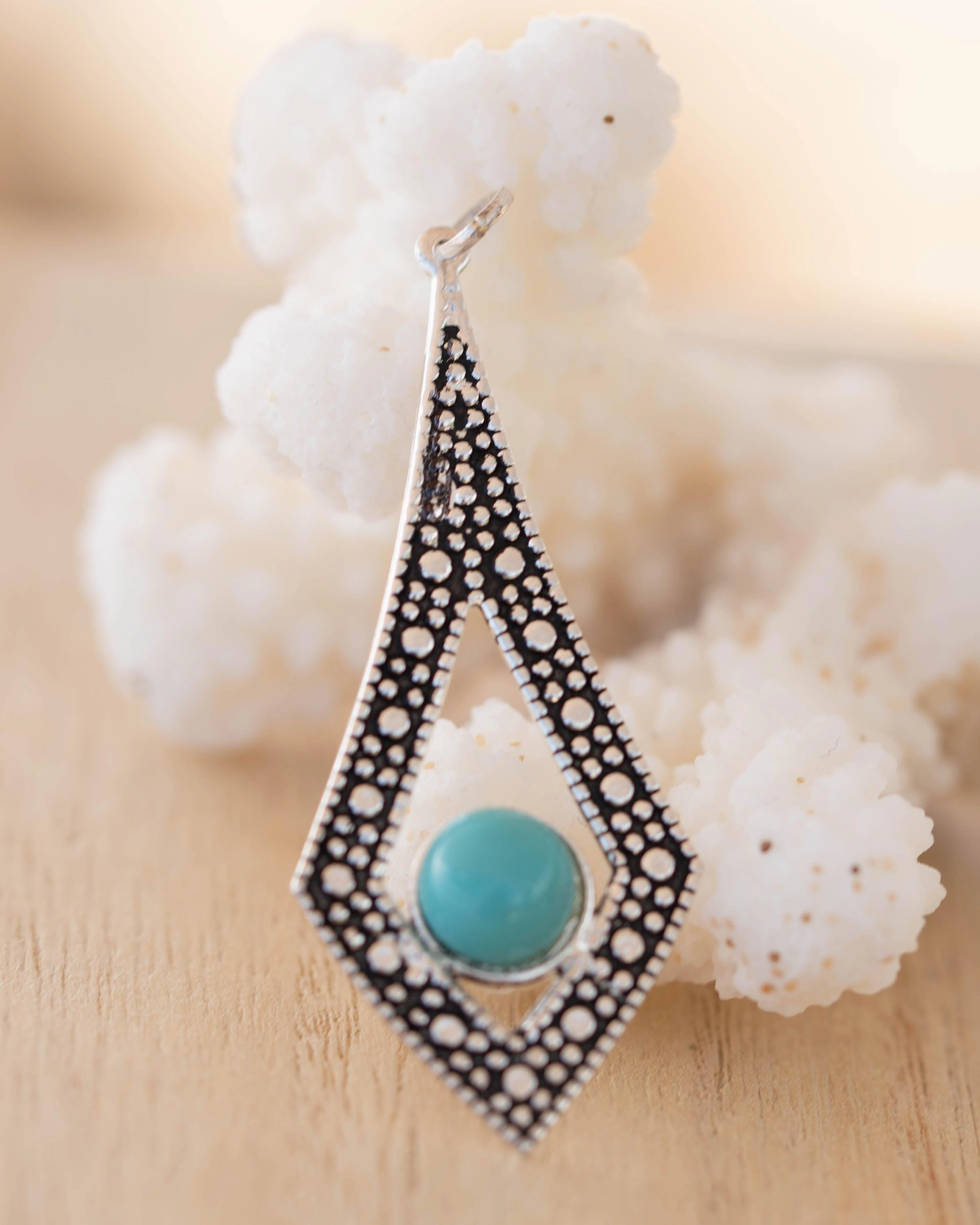 Turquoise Pendant ~ Sterling Silver 925 SMP037