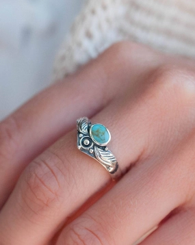 Turquoise Ring ~ Sterling Silver 925 ~ MR133