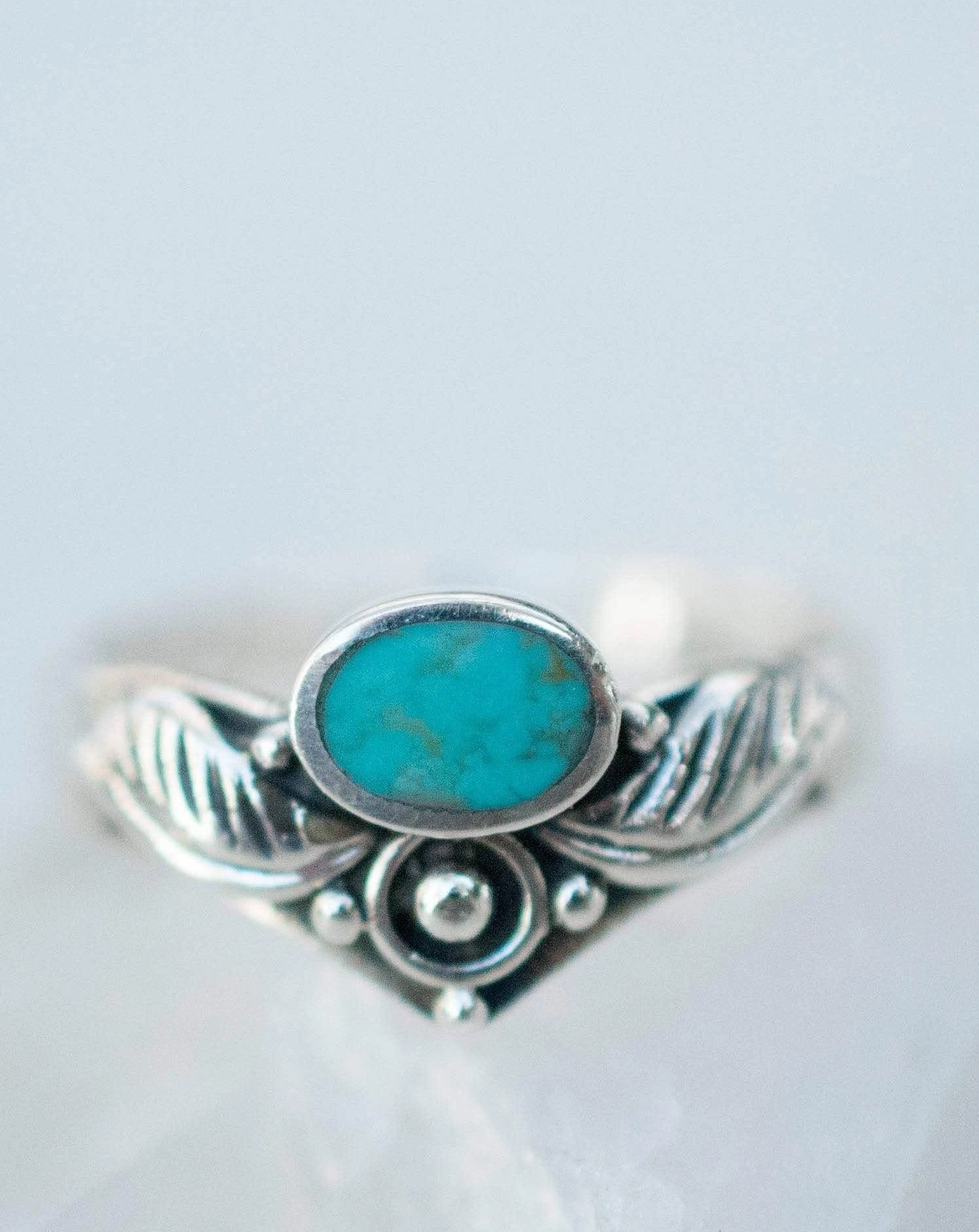Turquoise Ring ~ Sterling Silver 925 ~ MR133