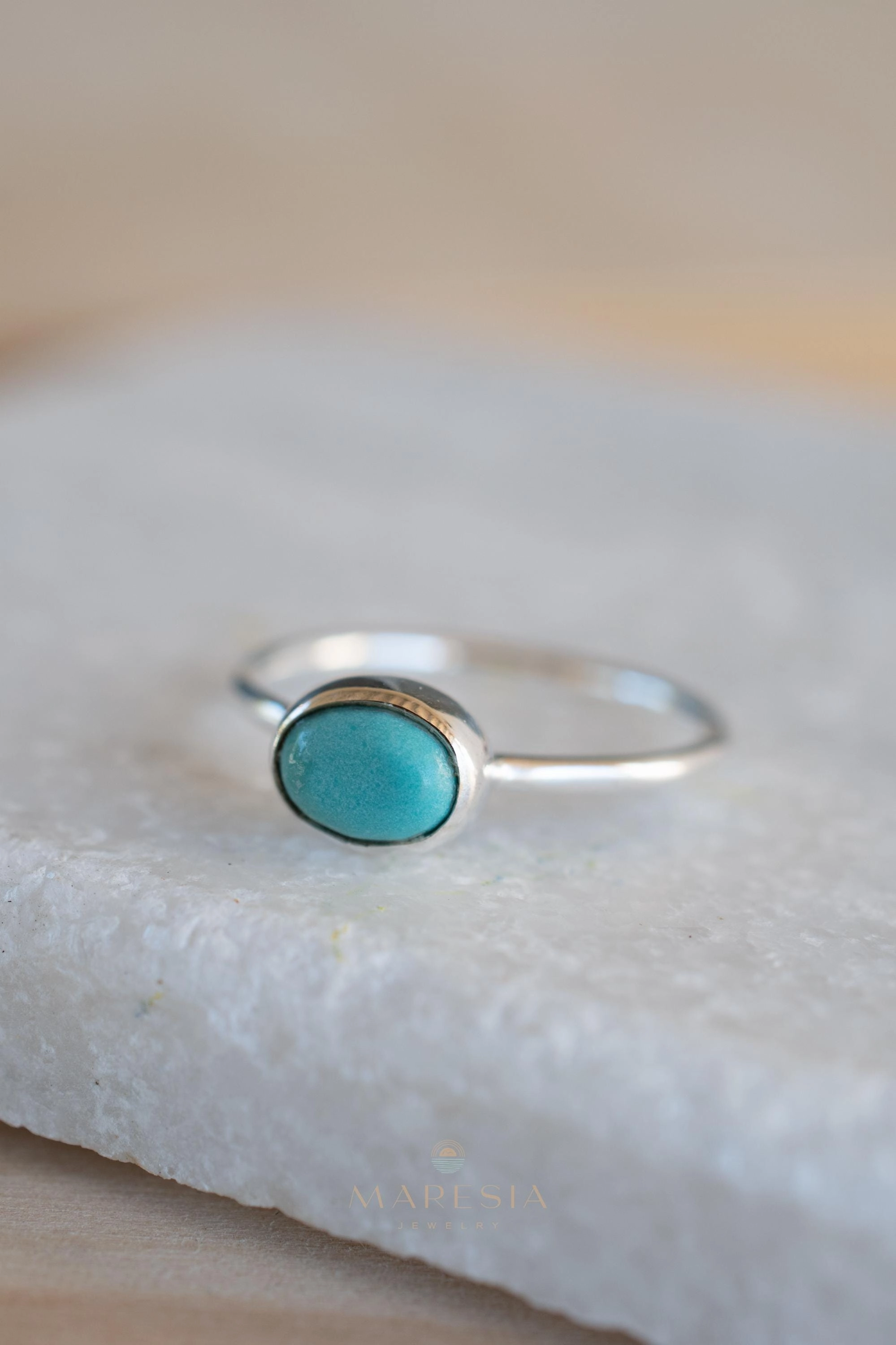 Turquoise Ring ~ Sterling Silver 925 ~ MR348