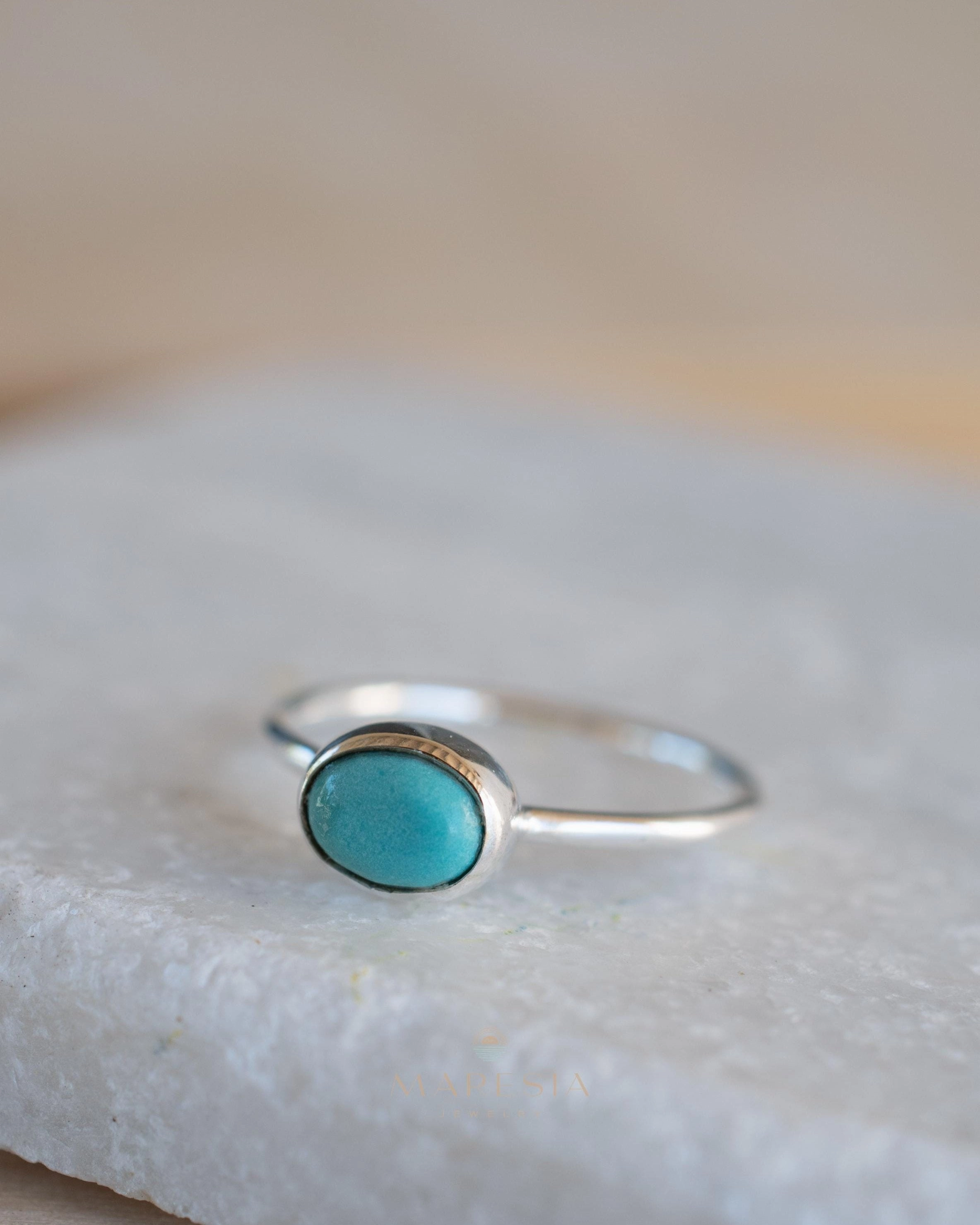 Turquoise Ring ~ Sterling Silver 925 ~ MR348