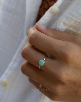 Turquoise Ring ~ Sterling Silver 925 ~ MR348