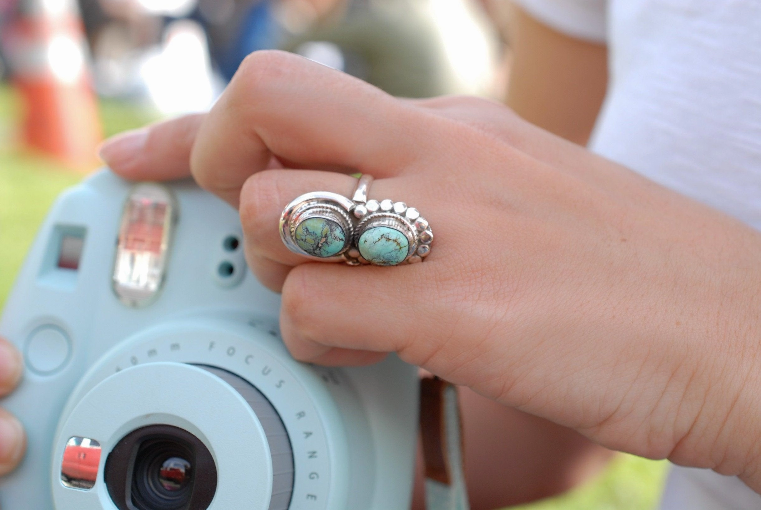 Turquoise Ring ~ Sterling Silver 925 ~MR113