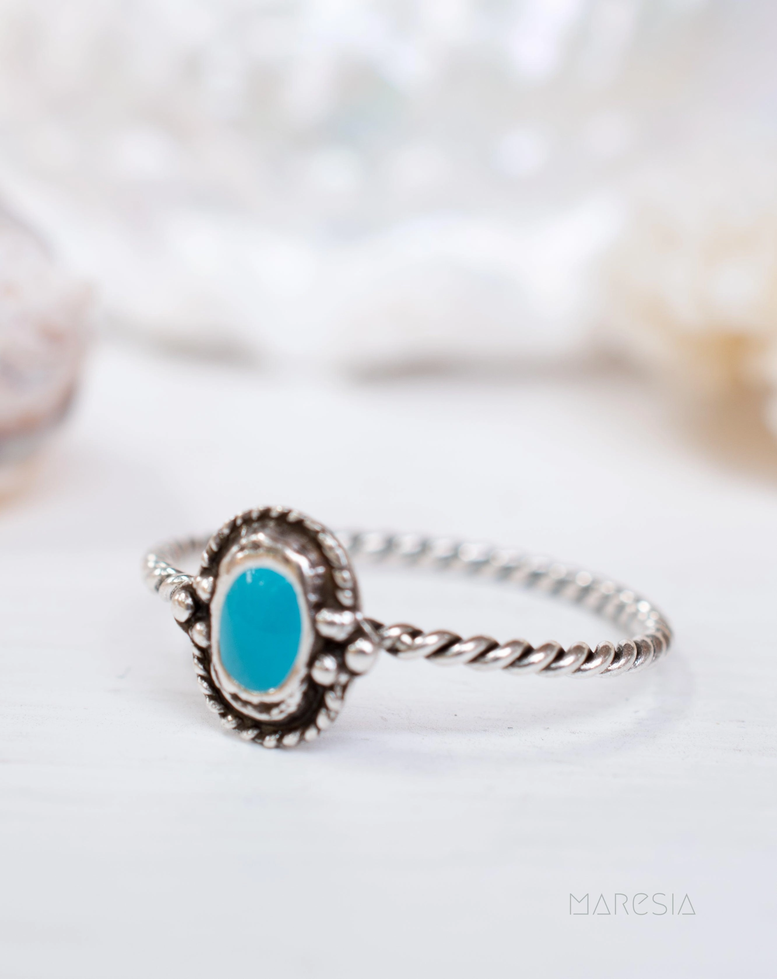 Turquoise Ring ~Sterling Silver 925~SMR024
