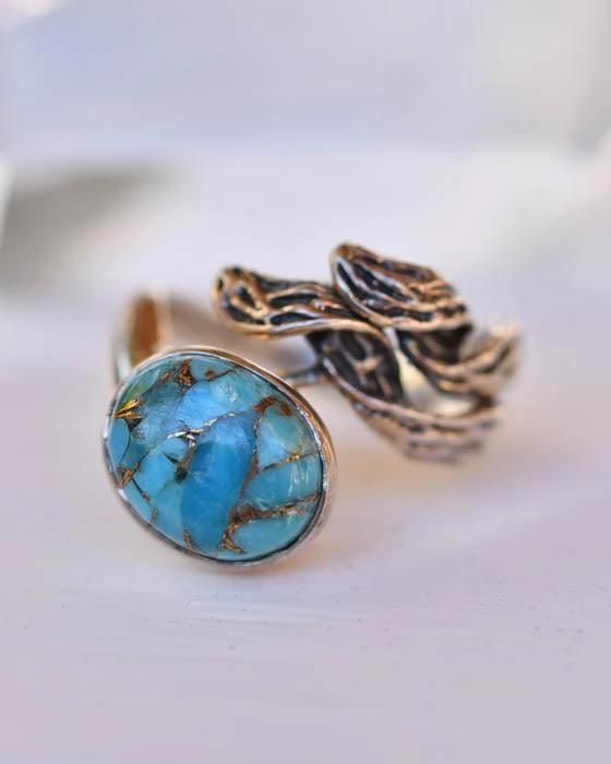 Turquoise Ring ~Sterling Silver 925~SMR142