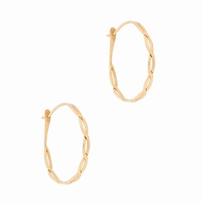 Twisted Hoop Earrings