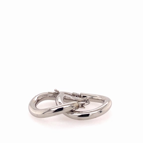 twisted hoop earrings