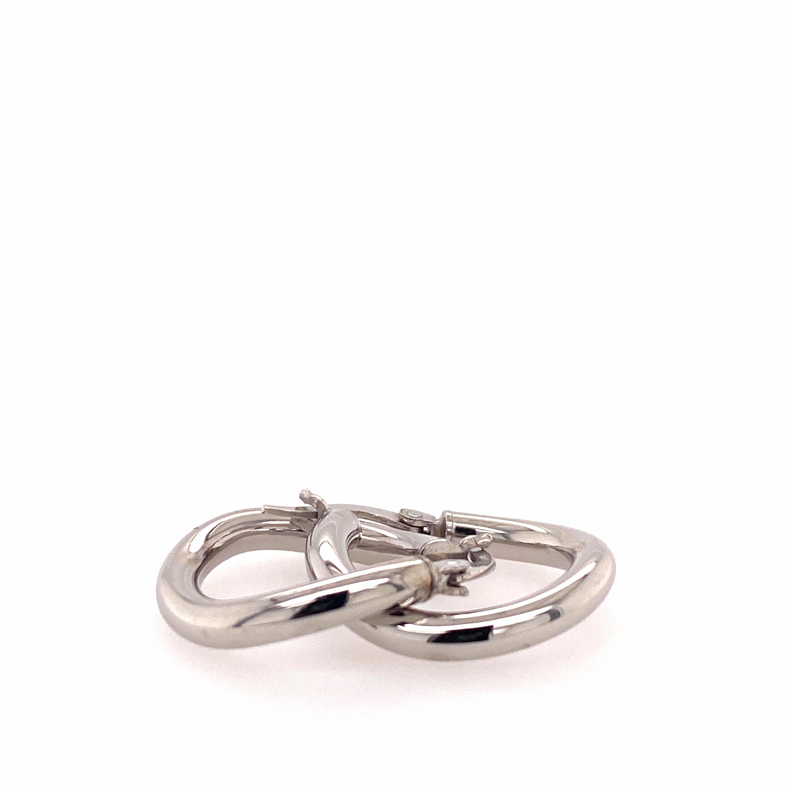 twisted hoop earrings