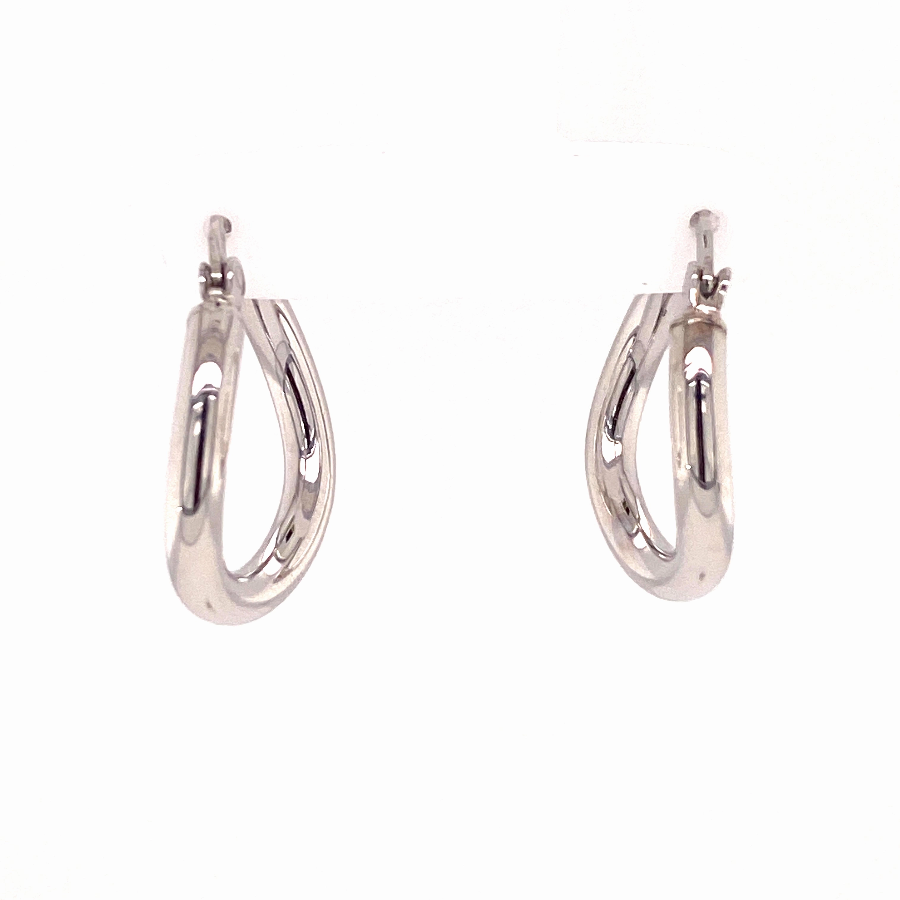 twisted hoop earrings