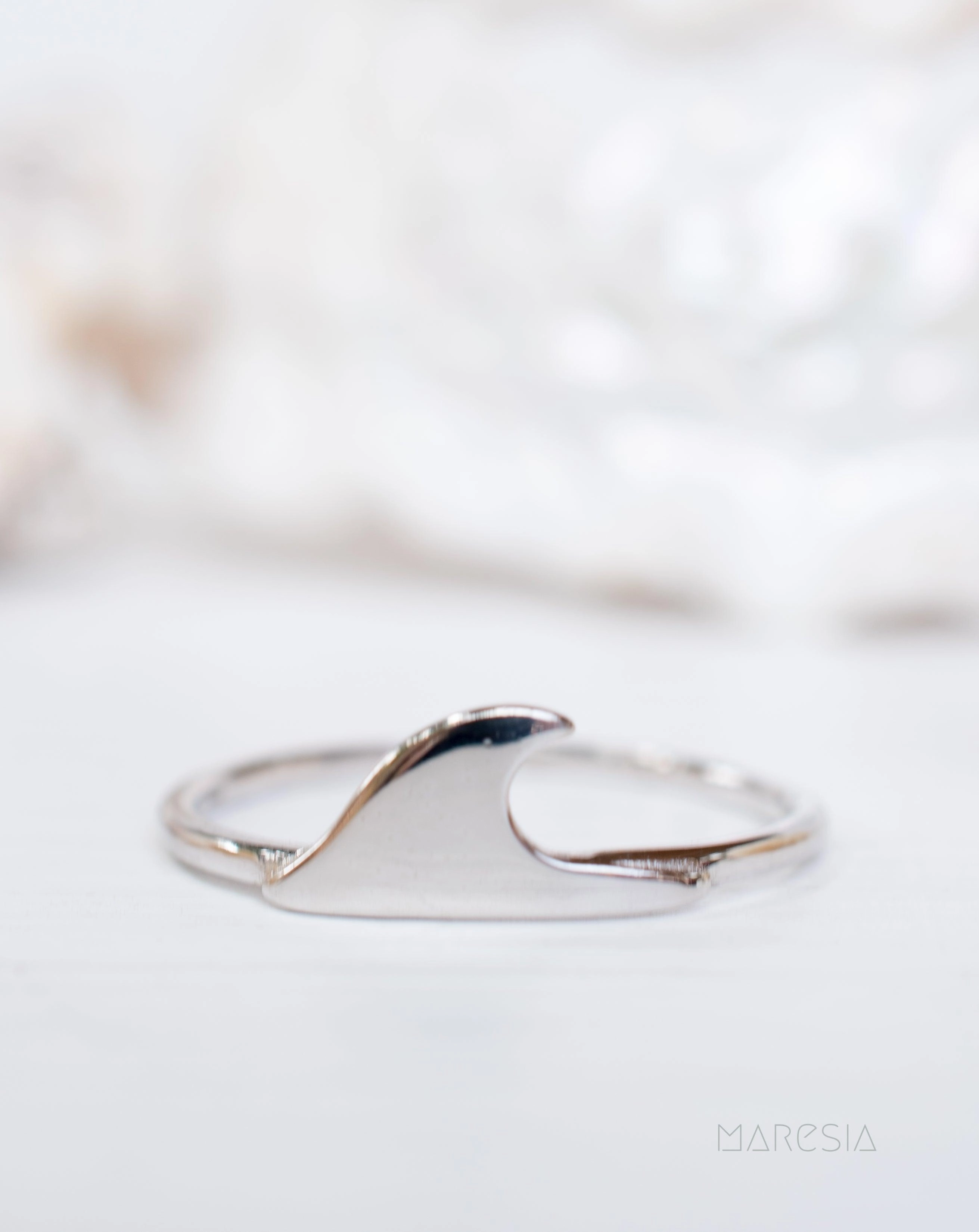 Ubatuba Wave Ring ~Sterling Silver 925~ SMR052