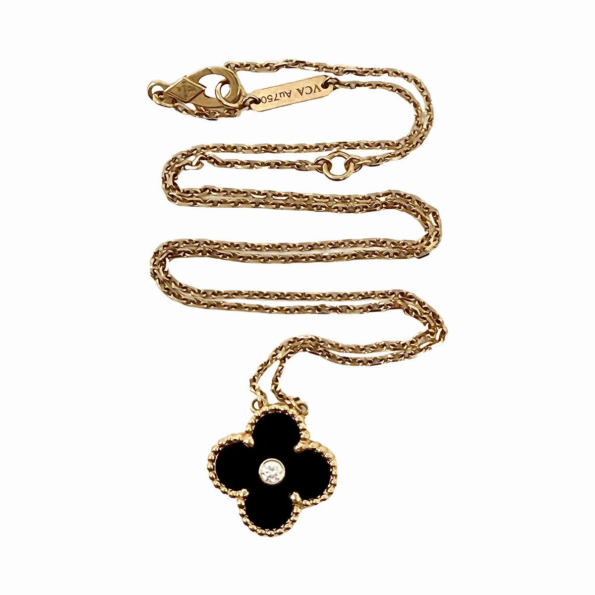 Van Cleef & Arpels Vintage Alhambra Pendant  Necklace