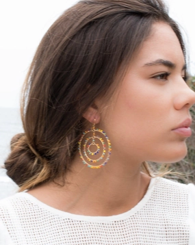 Vania Chandelier Earrings ~Gold Plated ~ SME033
