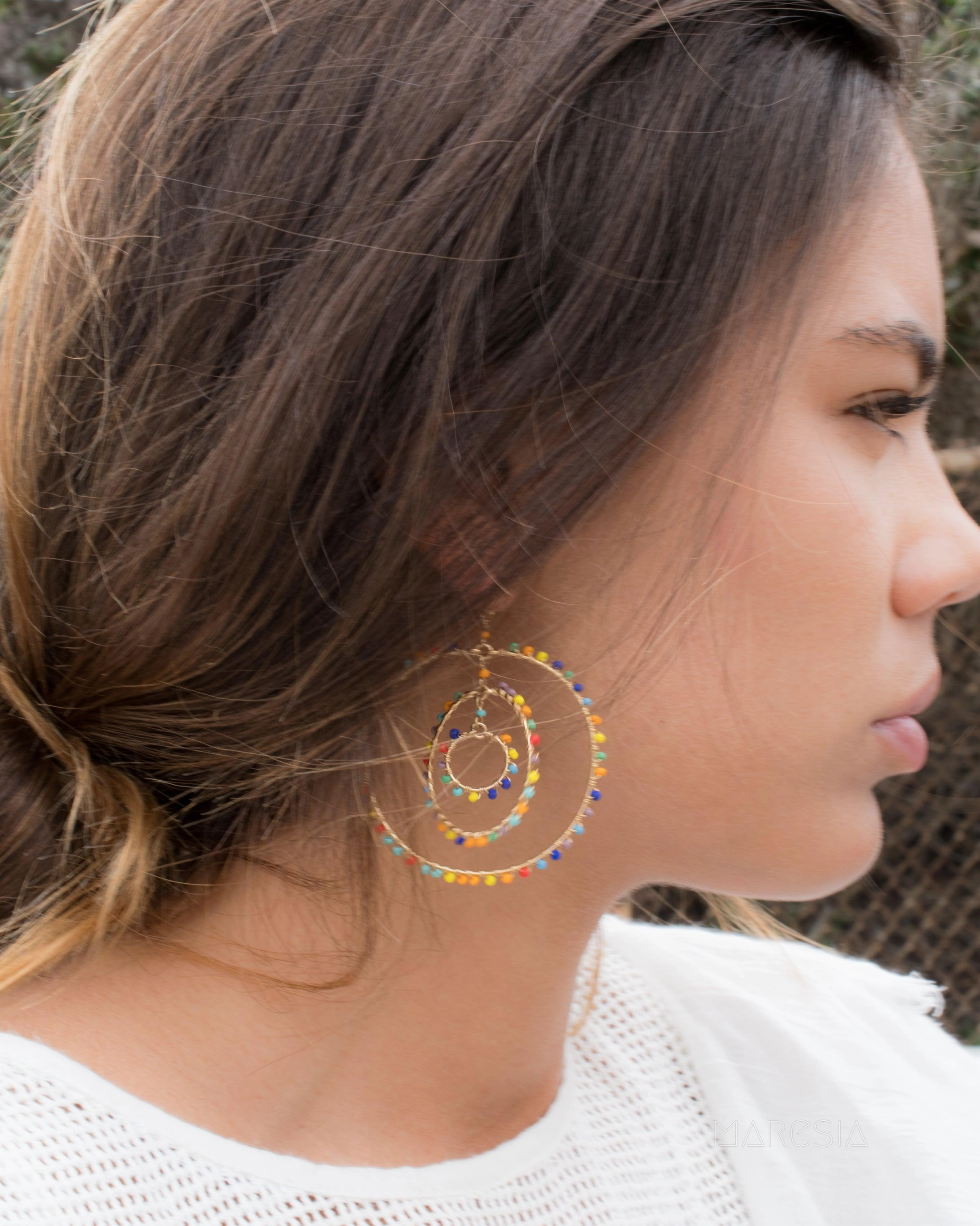 Vania Chandelier Earrings ~Gold Plated ~ SME033