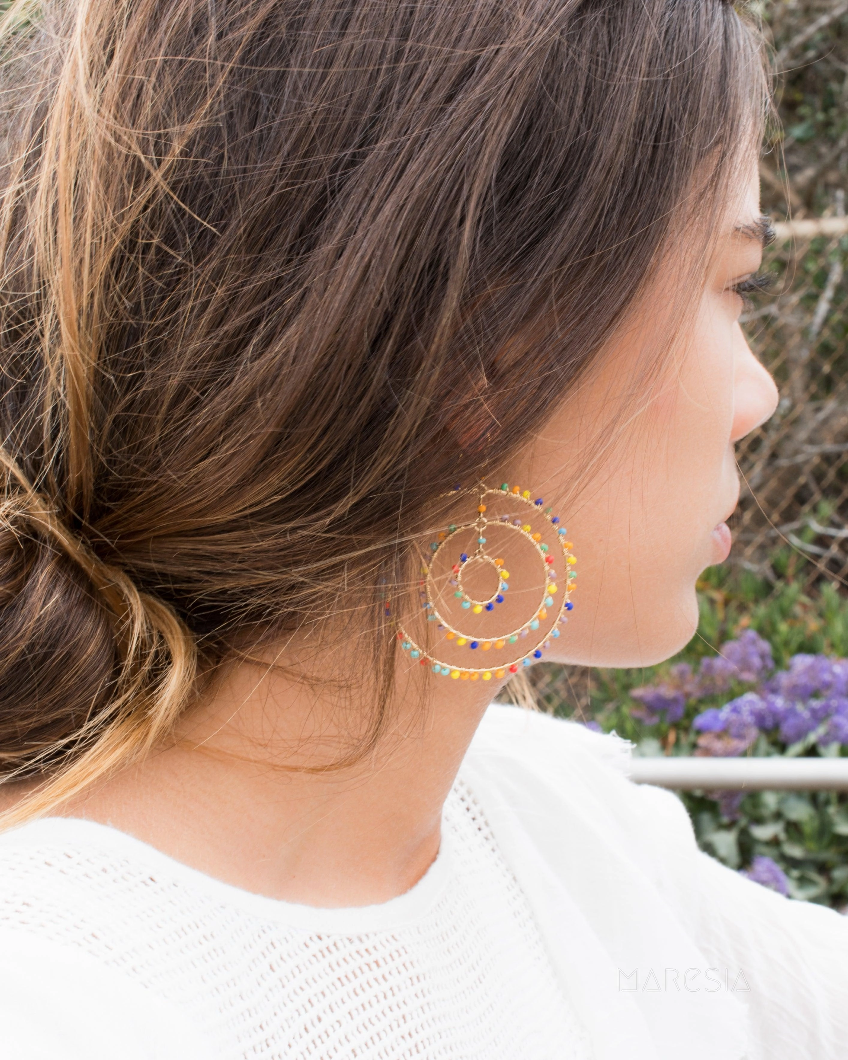 Vania Chandelier Earrings ~Gold Plated ~ SME033