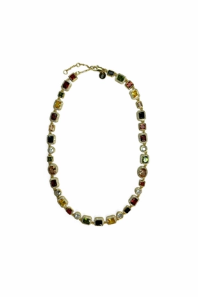 Venetian Gem Choker - Gold