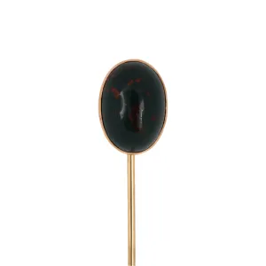 Victorian Bloodstone Stick Pin