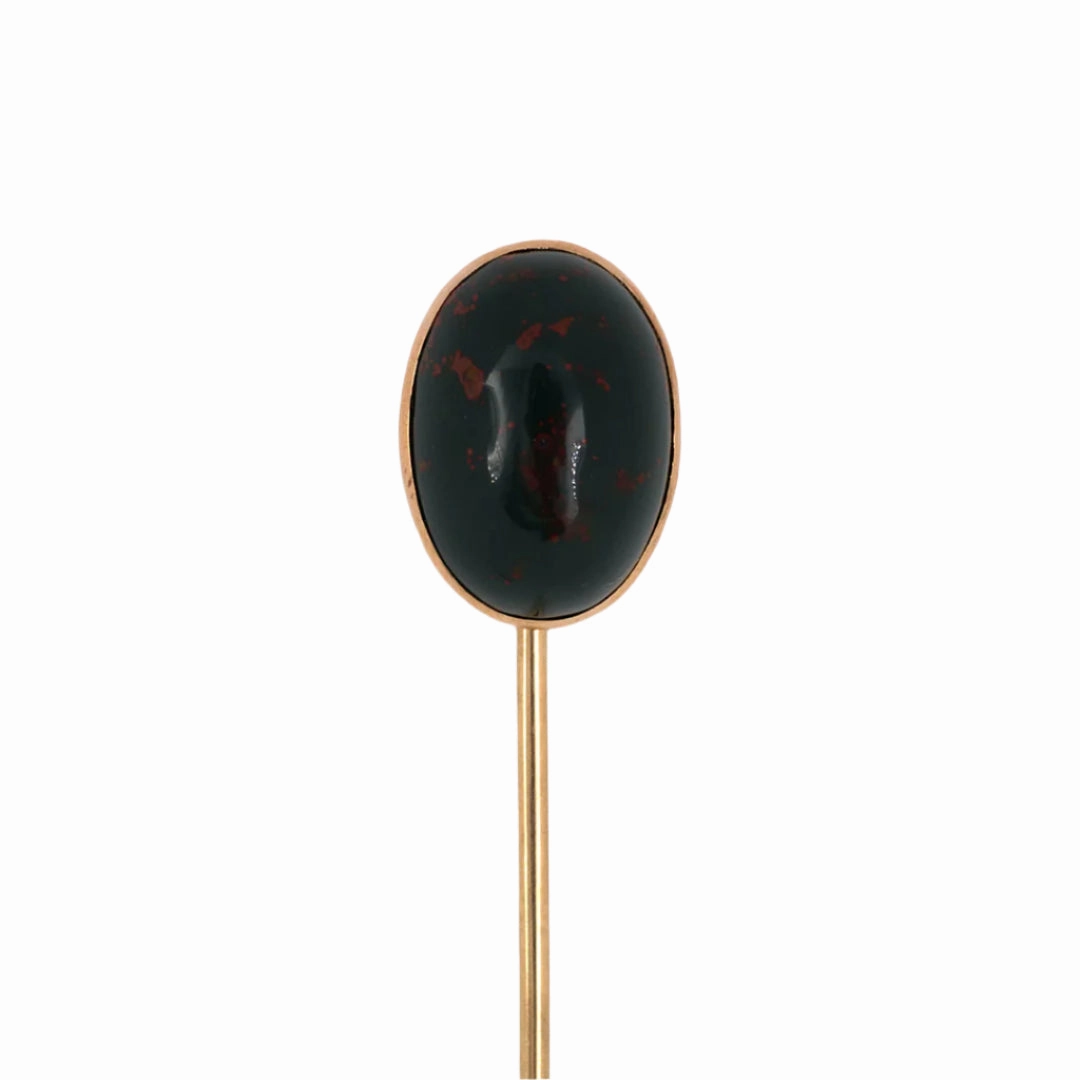 Victorian Bloodstone Stick Pin