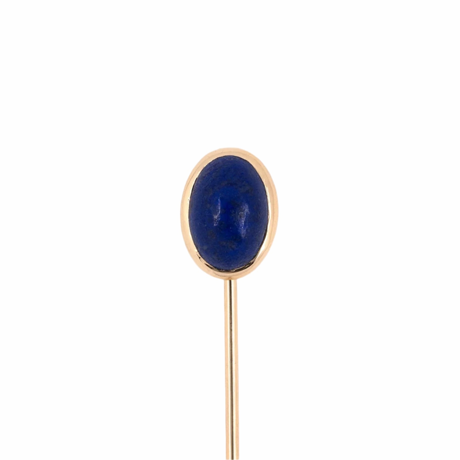 Victorian Dreher Lapis Oval Stick Pin