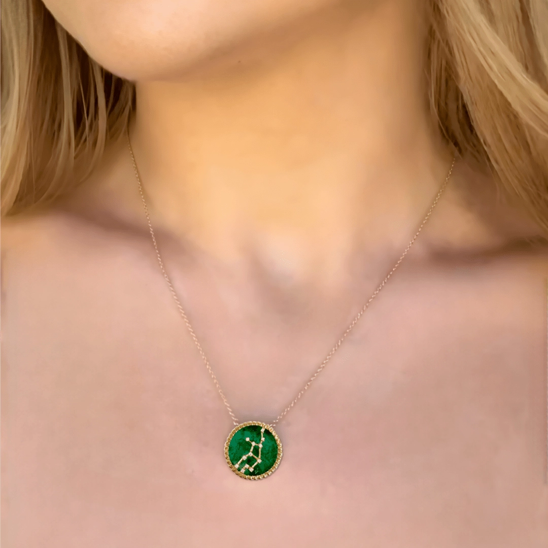 Virgo Necklace, 18k Gold