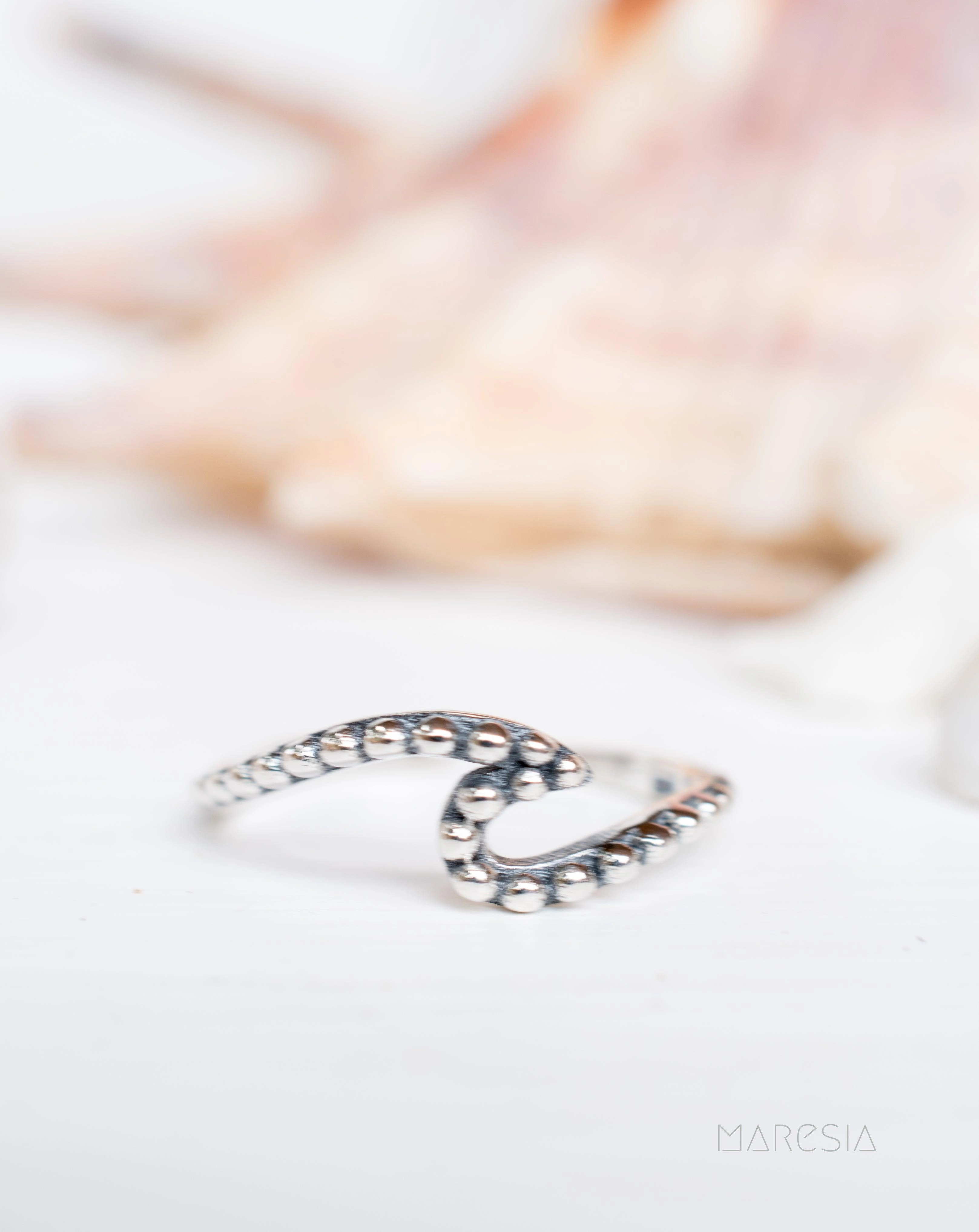 Wave Toe Ring ~ Sterling Silver 925~ SMT016