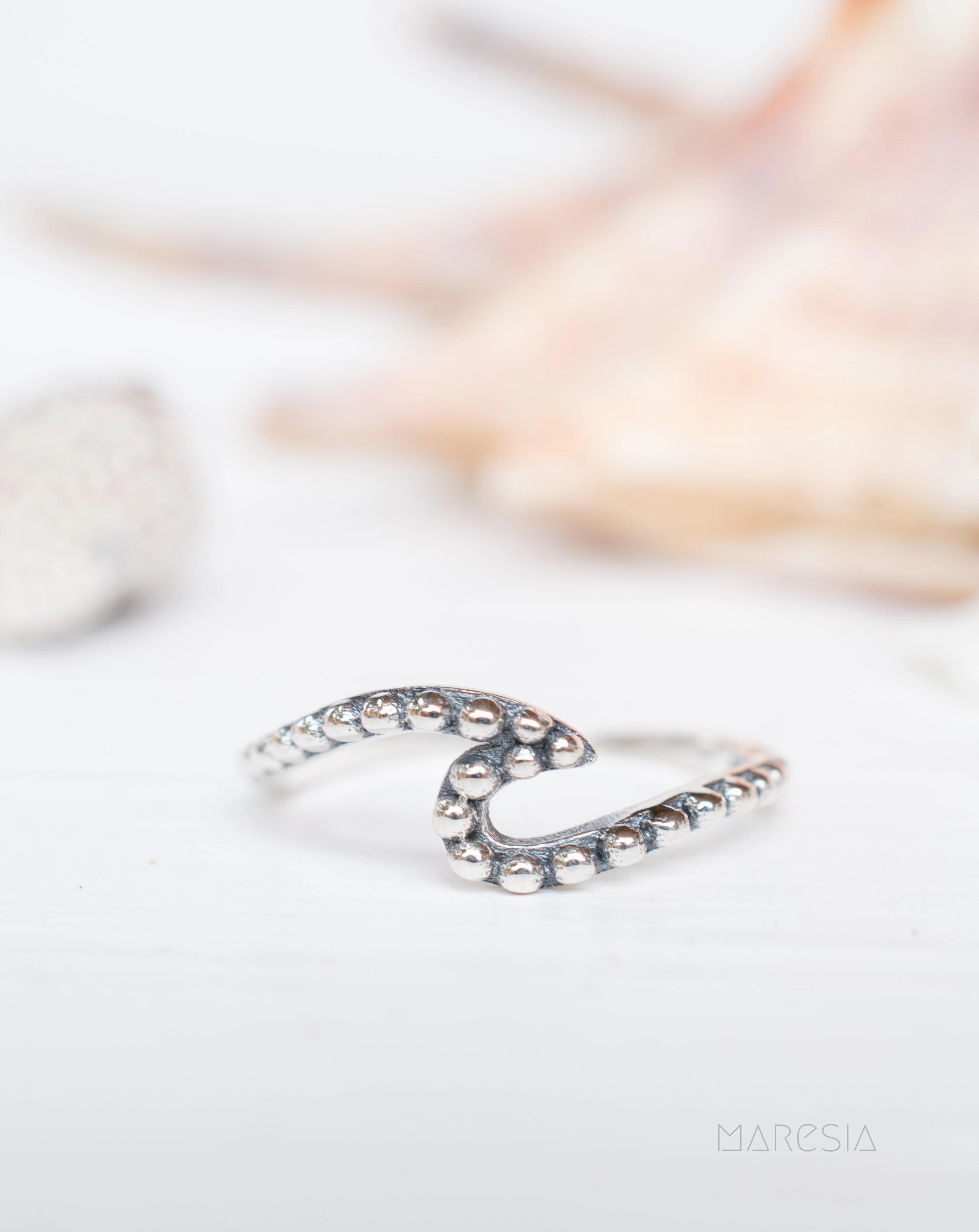 Wave Toe Ring ~ Sterling Silver 925~ SMT016
