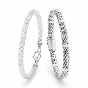 White Caviar White Ceramic Caviar Bracelet Gift Set