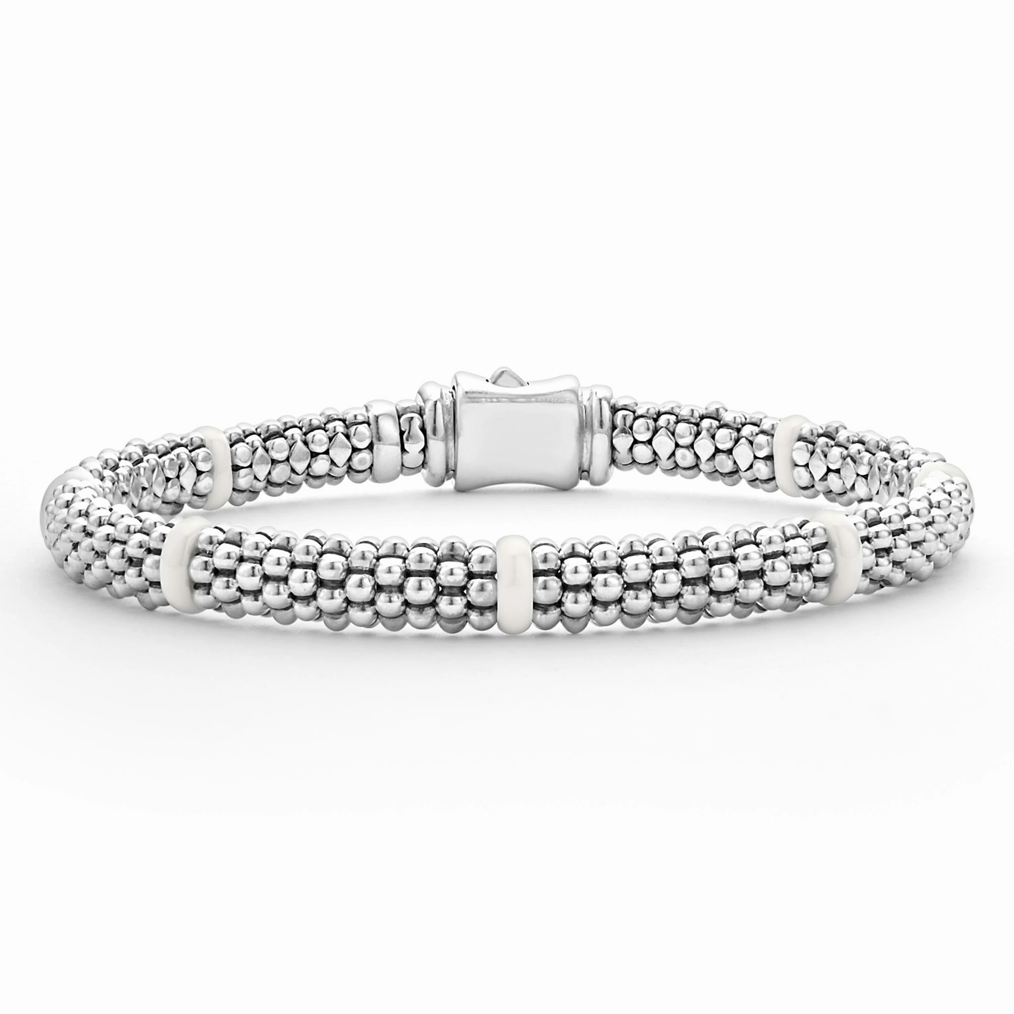 White Caviar White Ceramic Caviar Bracelet Gift Set