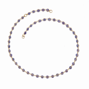 Woven Tanzanite Necklace