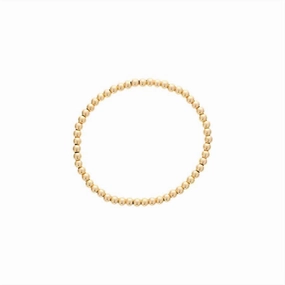 Yellow Gold Filled 4mm Beaded Bracelet