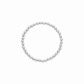 Yellow Gold Filled 5mm Beaded Bracelet
