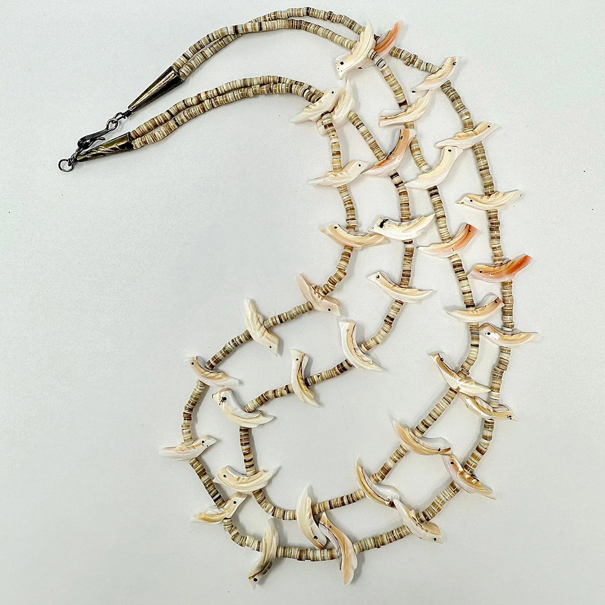 Zuni Double Stranded Fetish Necklace